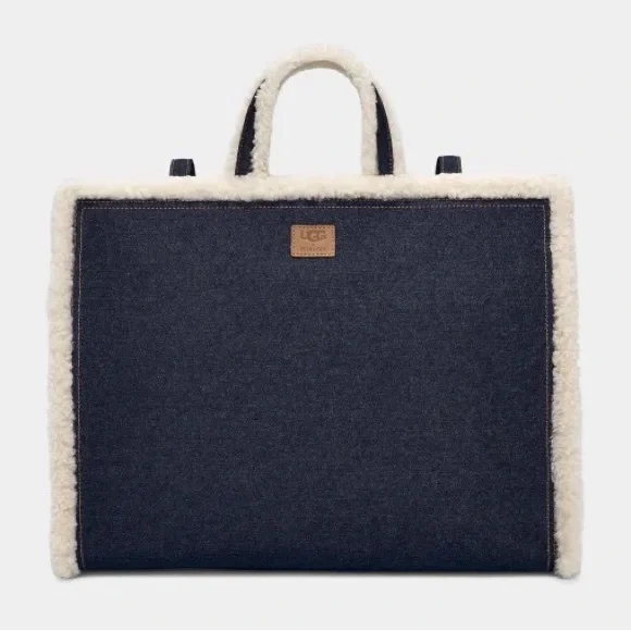 Ugg X Telfar Large Shopper- Denim - Picture 4 of 5